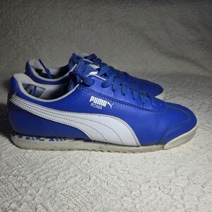 Puma Men's Roma Blue White Sneakers